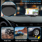 Cell Phone Holder for Car, Vertical Horizontal Car Phone Mount with 360° Rotate Dashboard Cradle Compatible iPhone Samsung Galaxy Android Smartphones, GPS Devices