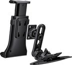 CD Slot GPS Mount - for iPad Cell Phones Android Tablet PC Carplay Screen 4"-13" Monitor CD Mount Holder Fits Garmin Nuvi Tomtom GPS Navigator [Extension Arm/Universal Bracket Included]