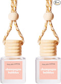 COOLGIRLCANDLES Champagne Bubbles Car Hanging Fragrance Oil Scents Aromatherapy Automobile Diffuser, Long Lasting