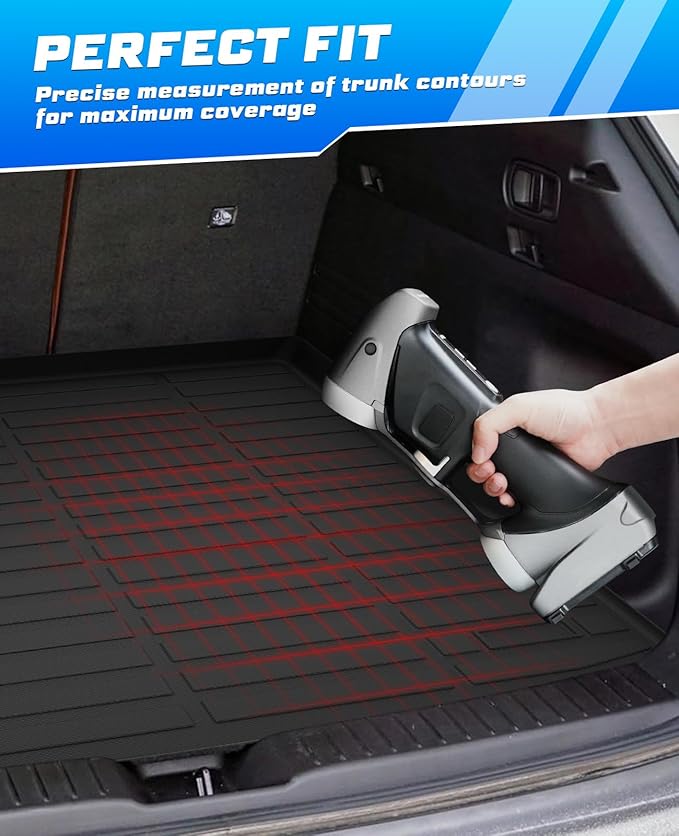 Sunsdrew Cargo Liner for 2023 2024 2025 Mazda CX-50 Accessories TPE Cargo Mat All Weather Odorless Anti-Slip Rear Cargo Tray Heavy Duty Trunk Mat Black Trunk Floor Mat
