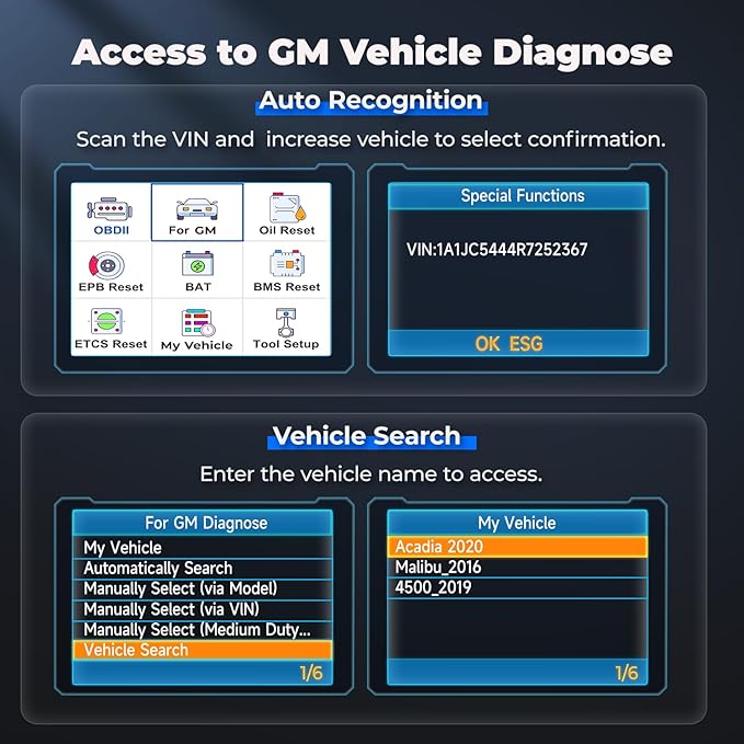 AUTOPHIX 7210P+ Fit for GM Chevy OBD2 Scanner, Full System Diagnostic Tool with All Reset Services for GM/Chevy/Buick/Cadillac,