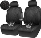 CAR PASS Waterproof Car seat covers Front Seats covers Neoprene Wetsuit, All-Weather Non-Slip Durable, Universal Fit for SUV 