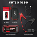 S ZEVZO ET03 Car Jump Starter 4000A Jump Starter Battery Pack for Up to 8.0L Gas and 7.0L Diesel Engines, 74Wh Portable 12V