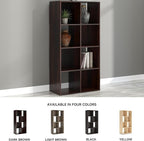 Signature Design by Ashley Glosmount 8 Cube Storage Organizer or Bookcase, Cherry & Light Brown
