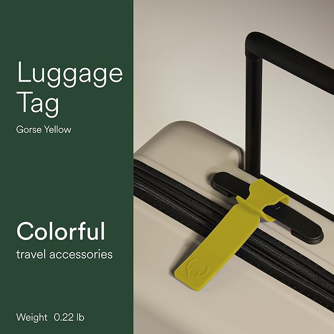 ANTLER Luggage Tags - Durable Rubber, for Suitcases & Travel Bags, Assorted Colors, Easy ID & Personalization, Fits Most Suit