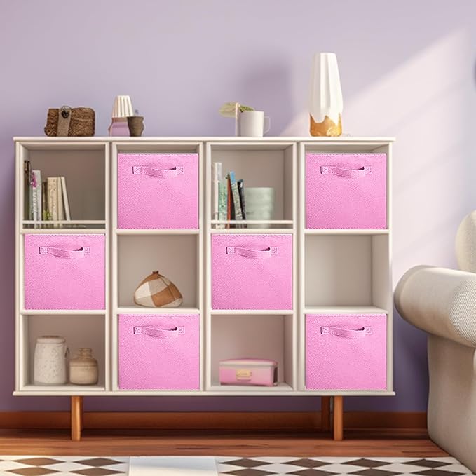ShellKingdom Storage Bins, Foldable Fabric Storage Cubes And Cloth Storage Organizer Drawer For Closet And Toys Storage, 13 X
