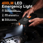 Preciva 8000mAh Jump Starter - 8000A Peak Car Battery Charger with Smart Air Compressor (150PSI), Tire Repair Kit, Power