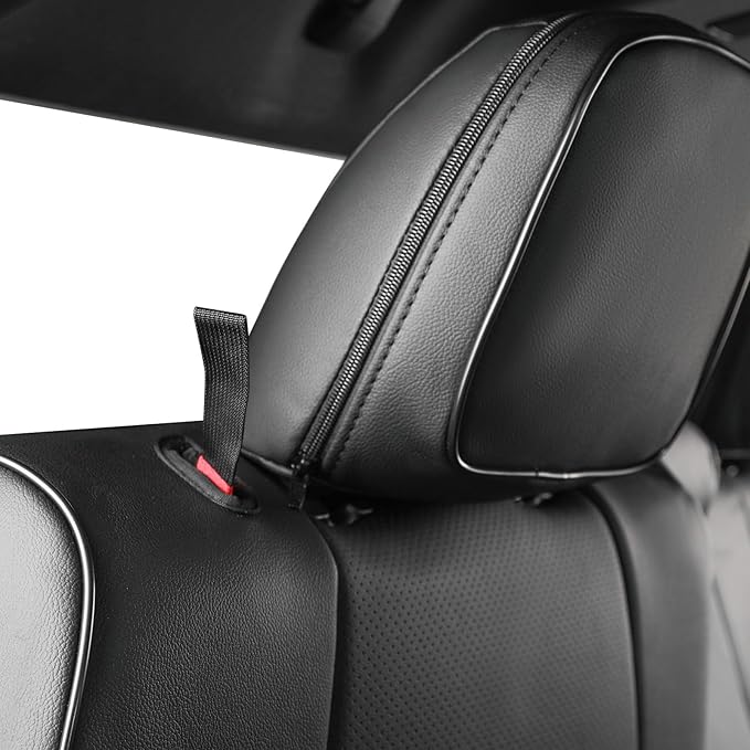 EKR Tacoma Back Seat Covers Custom for Select Toyota Tacoma (Hybrid) 2024 2025 2026 Double cab TRD Sport,TRD Off-Road,Limited