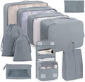 Packing Cubes 10 PCS, Mesh Breathable Luggage Organizers Bags, Packing Organizers, Durable Travel Essentials Bags Set, Travel