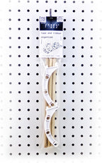PEGGY Pegboard Organizer 12in Kit for Tapes, Ribbons & More - Efficient Craft Storage 1PK White
