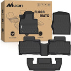 Nilight TPE Floor Mats for Ford Explorer 6 Seats 2020 2021 2022 2023 2024 2025 2026,All Weather Custom Fit Heavy Duty Floor Liners