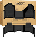 LASFIT Floor Mats for 2002-2008 Dodge Ram 1500 Quad Cab, 2003-2009 for 2500/3500 Bench Seating, Not Fit Have 4X4 Shifter, All Weather TPE Custom Fit Car Mats Floor Liners 1st & 2nd Row, Black