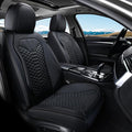 Coverado Car Seat Cover, Front Seat Cover, 2 Pack Universal Seat Covers for Cars, Breathable Nappa Leather Seat Cover, Waterp