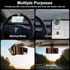 Magnetic Phone Holder for Car,Strong Non-Slip Car Phone Mount, Hands-Free Navigation for Car,Phone Holder for Car/Desk, Compatible with iPhone/Samsung and All Smartphones