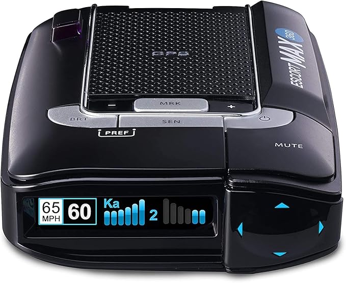 Escort MAX 360 Laser Radar Detector - GPS, Directional Alerts, Dual Antenna Front and Rear, Bluetooth Connectivity, Voice Ale