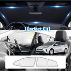 KMF 6pcs Sun Shades for Toyota Prius Hatchback 2016-2022 Accessories (Not for Prius C or V),Full Car Window Covers Sunshade for Windshield Side Rear, UV Block and Privacy Blackout for Camping
