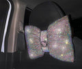 Fashion Car Ultra Bling Steering Wheel Cover with Sparkly Diamond Rhinestones, Gorgeous Accessory with Anti Slip Lining Extra Bling Especially Shiny Cat Exotic Universal (Pillow Colorful)