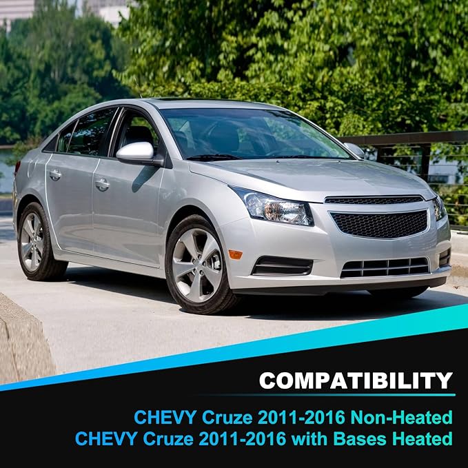 Door Rearview Mirror Lens Non-Heated Rearview Mirror Glass With Blind Spot Detection BLIS For Chevy Cruze 2011-2016 95215096 