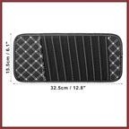 2pcs Car CD Visor Storage Cases Vehicle Sun Visor Organizer with 10 DVD Storage Sleeves Black with White Line Replace Parts