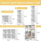 VIPZONE Baby Closet,Dresser, Kids Closet Organizers, Portable Kids Wardrobe for Closet, Bedroom, Nursery, Cubby, Cabinet, Clo