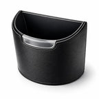 Car Trash Can Leakproof Garbage Can for Car Hanging Back Seat PU Leather Vehicle Trash Bin Removable Liner for Travel Road Trip