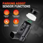 4PCS Parking Assist Sensor Compatible with 2009-2014 Ford F-150 & 2010-2014 Lincoln Mark LT, Replaces# 9L3Z-15K859-D, Rear PDC Reverse Backup Parking Aid Assist Sensor