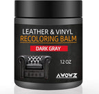 Leather Recoloring Balm - Scratch Repair & Color Restore Kit for Faded Leather, Leather Couch & Car Seats - 12OZ Leather Rest