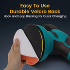 Bufing Polishing Pads - 7Pcs Face for Backing Plate, Car Compound Buffing Sponge Pads and Woolen Cutting Polishing Pad Kit (7 inch)