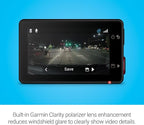 Garmin Dash Cam™ X310, Compact 4k Ultra HD Touchscreen Dash Cam with a 140-degree Field of View, Built in Clarity™ Polarizer,
