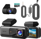 BOTSLAB 4k Dash Cam Front and Rear, 24/7 Parking Monitor with Hardwired Kit, 170° Ultra Wide Dashcam, ADAS, IMX415 Sensor, Ni