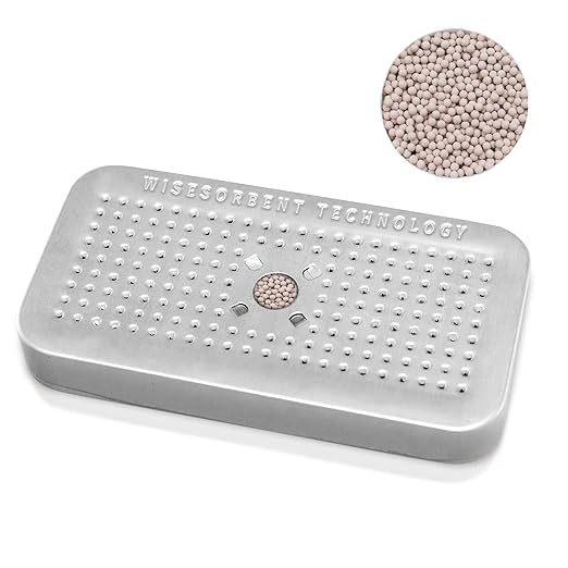 40 Gram Dessicant Canister, Molecular Sieve Reusable Desiccant Dehumidifier for Car, Closet, Cabinet, Bag, Tool Box