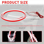 JMTBNO 71" Car Hood Light Exterior LED Strip Lights White DRL Compatible with GMC Sierra 1500 2500 Chevy Silverado 1500 2500 Dodge Ram 1500 2500