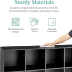 Best Choice Products 8-Cube Storage Organizer, 11in Shelf Opening, Bookcase, Display Shelf, Customizable w/ 3 Removable Back 
