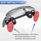 GUAIMI Motorcycle Mirrors 180 Degree Wide-angle Safety Rear View Mirror Blind Spot Side Mirror for Motorcycle, ATV/UTVs, Scooters, Cars, Aircrafts, Boats
