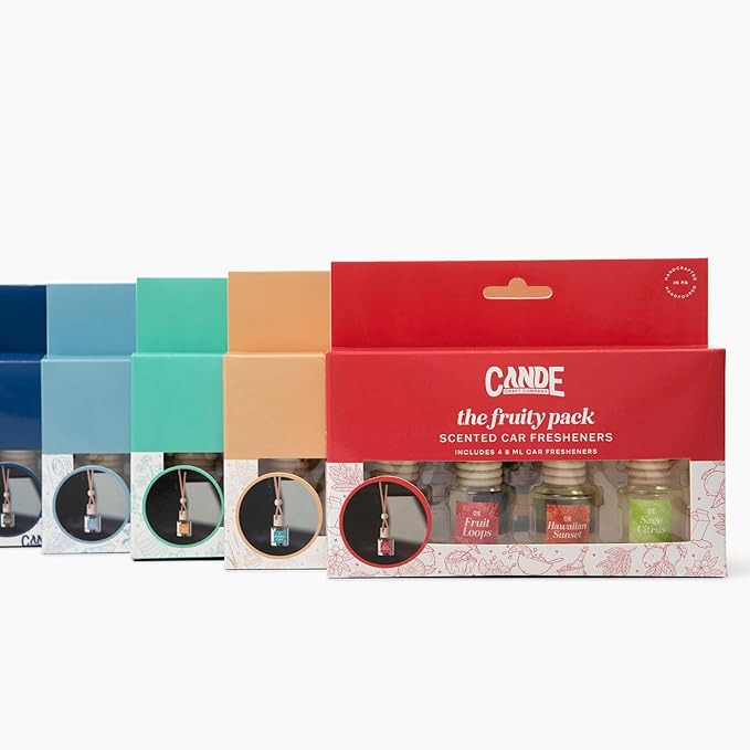 CE Craft Hanging Car Air Freshener – Fragrance Oil Diffuser with Essential Oils – Long-Lasting Aromatherapy Scents for Automo