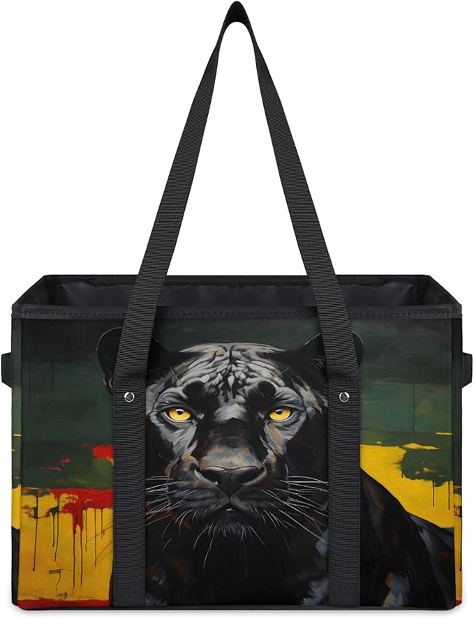 Reusable Grocery Bag Foldable Shopping Tote Bag with Handles Reusable Shopping Bags Large Kitchen Grocery Bags