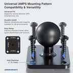 ARKON Mounts LockVise Locking Car Headrest Tablet Mount | Lockable Tablet Holder | Secure | Compatible with iPad, Samsung, Google Tablets Used for Rideshare, Taxi, Uber, & More