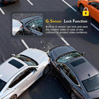 4K Dash Cam with Built-in WiFi, Front Car Camera, APP Control, Night Vision, 24H Parking Monitor, 170° Wide Angle, G-Sensor, 