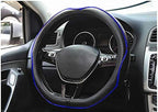 Mayco Bell Flat Bottom Steering Wheel Cover Anti-Slip,Safety,Soft,Breathable,Durable,Full Surround,Comfortable Grip Microfibe