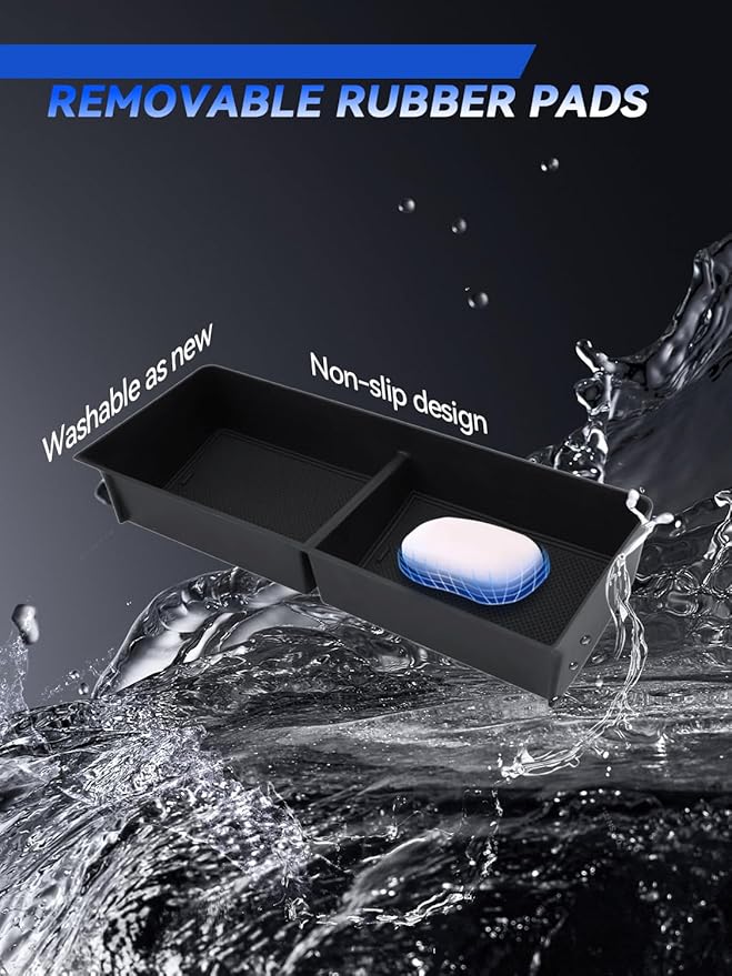 for Hummer EV Dashboard Center Console Organizer 2022 2023 2024 2025 2026 GMC Hummer EV Accessories Armrest Organizer Storage Box Insert Console Dash Tray