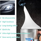 Headlight Restorer Kit, Car Headlight Restoration Kit with Atomizing Cup, Repair Fluid and Sandpaper, Lens Glass Polishing Po