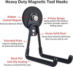 ULIBERMAGNET Magnetic Hooks,Heavy Duty Extra Large Hooks,Power Tool Organizer for Workshop Organization, 2 Pack Tool Hooks fo