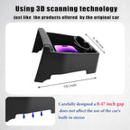 4PCS Center Console Organizer Compatible with 2023 2024 2025 2026 Honda CRV EX-L/Sport-L Hybrid Dashboard Tray and Armrest Storage Box Armrest Hidden Tray Interior Accessories