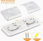 RV Led Lights Interior 12v Volt Fixtures, 1000LM 8W Camper Light For Inside, Rv Ceiling Dome Lamp Led 12v With Switch For RV/Camper/Trailer/Boat (Natural White,4000K-4500K,5pack).