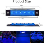 20 Pcs Rock Lights Blue Strip Lights Wheel Fender Well Underglow Led Lights for Cars Exterior Side Marker for Truck Golf Cart Wrangler RV RV SUV Offroad