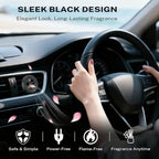 Car Fragrance Holder Compatible with Bath & Body Works Refills (Not Included), Air Freshener Vent Clip or Visor Clip, Refilla