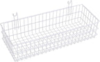 Kaforise Hanging Basket for Wire Wall Grid Panel, Multi-function Wall Storage and Display Basket, Flower Pots Shelf Balcony P