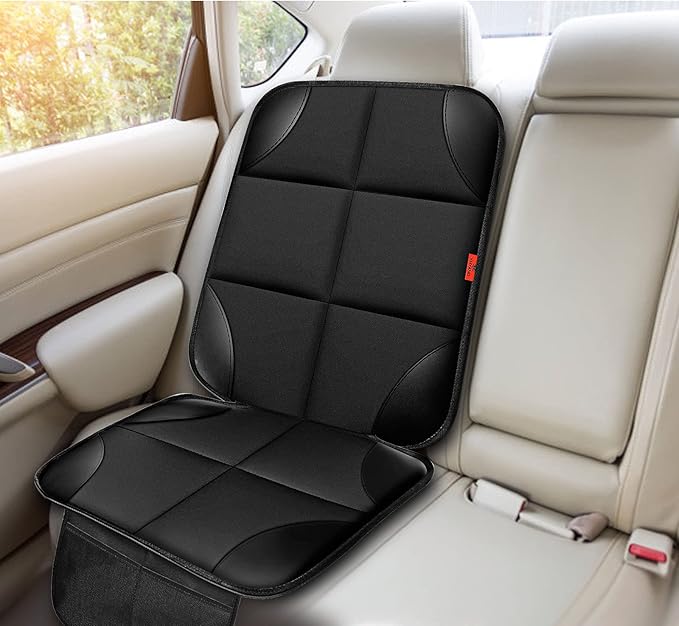 Car Seat Protector 1 Pack Car Seat Cushion Mat Thickest Padding,Waterproof 600D Fabric Car Seat Covers for Non-Slip Backing M