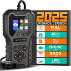 Car Code Reader, OBD2 Scanner for Check Engine Light/Oil Light Reset, Enhanced OBDII Scan Tool Car Accessories Fix Clear Fault