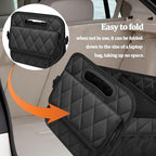 Car Trunk Organizer, Collapsible Sturdy Multi-Compartment Vehicle Cargo Storage Bag, Removable Automotive Trunk Organization